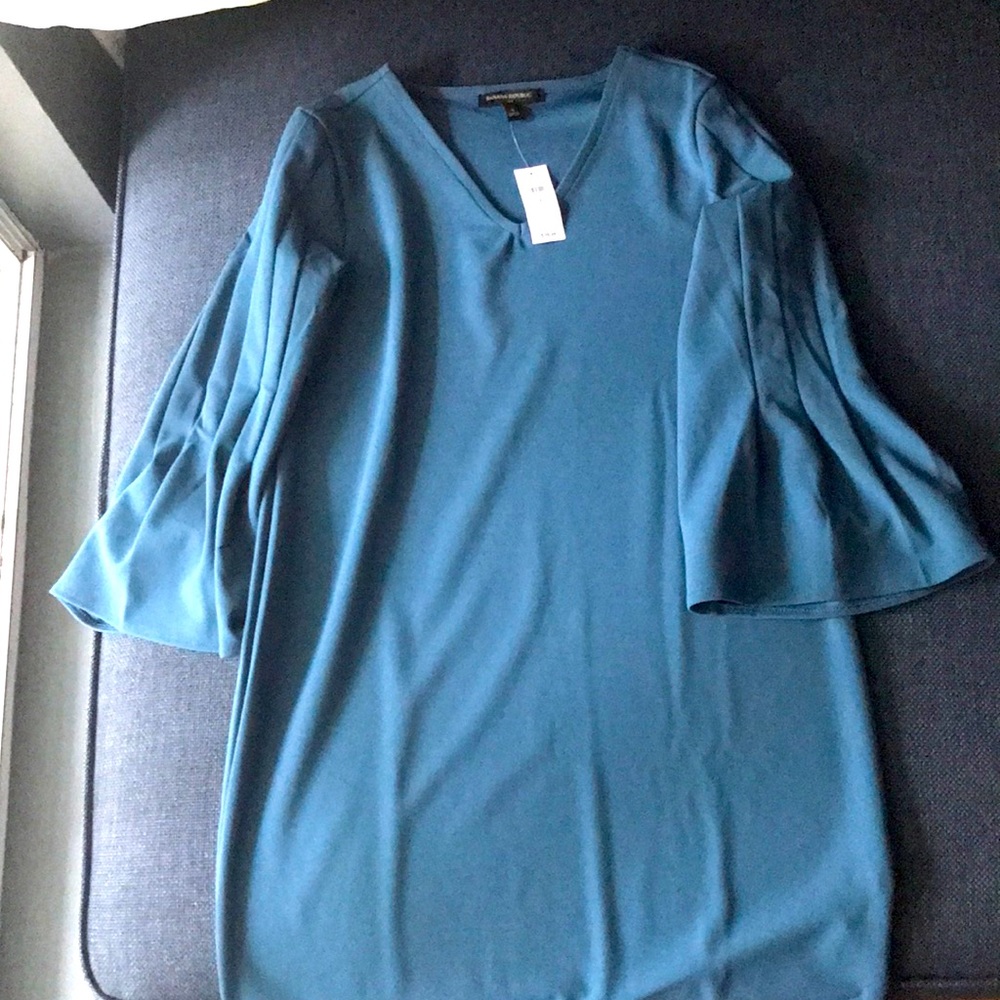 NWT Banana Republic teal dress